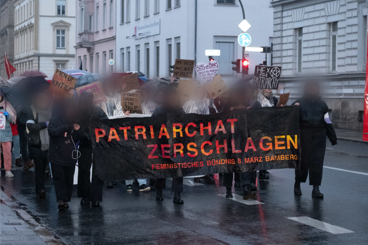 „Weil ich keinen Bock mehr auf die sexistische Kackscheiße hab!“ – der 8. März 2023 in Bamberg